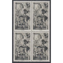 Ifni 71 Bl.-4 1950 Día del sello Lope Sancho de Valenzuela MNH Ifni 71 Bl.-4 1950 Día del sello Lope Sancho de Valenzuela MNH