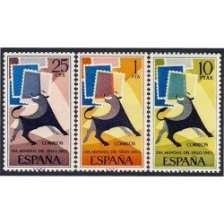 España Spain 1667/69 1965 Día mundial del sello MNH