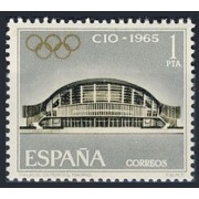 España Spain 1677 1965 Año LXIII Asamblea del  Comité Olímpico Internacional MNH