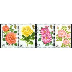 FL3/S Gran Bretaña 795/98 1976 Cent. de la Royal National Rose Society MNH FL3/S Gran Bretaña 795/98 1976 Cent. de la Royal National Rose Society MNH