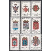 España Spain 1696/04 1966 Escudos de las capitales de provincias españolas y de España MNH