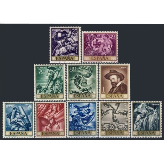 España Spain 1710/19 1966 Jose Mª Sert MNH España Spain 1710/19 1966 Jose Mª Sert MNH