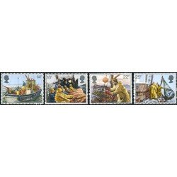 BA/S Gran Bretaña 1007/10 1981 Año inter. de los pescadores Barcos de pesca MNH BA/S Gran Bretaña 1007/10 1981 Año inter. de los pescadores Barcos de pesca MNH
