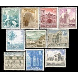España Spain 1726/35 1966 Serie turística MNH España Spain 1726/35 1966 Serie turística MNH