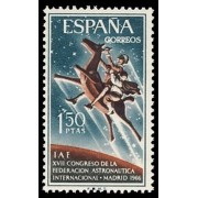 España Spain 1749 1966 XVII Congreso de la Federación Astronáutica Internacional MNH