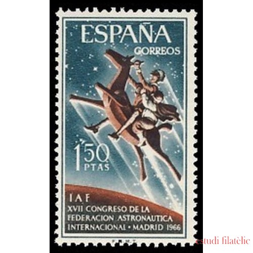 España Spain 1749 1966 XVII Congreso de la Federación Astronáutica Internacional MNH