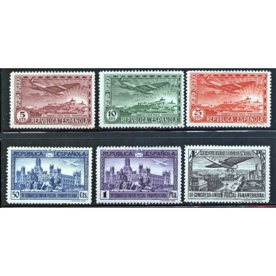 España Spain 614/19 1931 Unión Postal Panamericana MNH España Spain 614/19 1931 Unión Postal Panamericana MNH