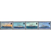 BA1/S Guernesey  Nº 70/73  1973  Cruceros postales Lujo
