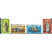VAR1/S  Guernesey  Nº 144/47   1977  Monumentos prehistóricos Lujo