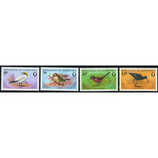 FAU3/S Guernesey  Nº 160/63  1978  Aves de la isla Lujo