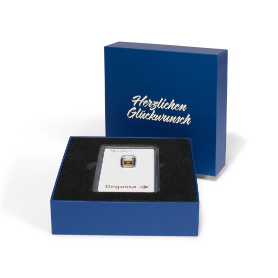 Leuchtturm 368625 Estuche de regalo para un lingote de oro en blíster Leuchtturm 368625 Estuche de regalo para un lingote de oro en blíster