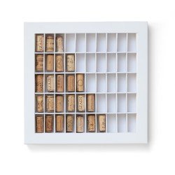 Leuchtturm 367166 Caja con 50 divisiones para corchos de vino Leuchtturm 367166 Caja con 50 divisiones para corchos de vino