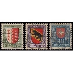 Suiza Switzerland 185/87 1921 Pro Juventud Usados Suiza Switzerland 185/87 1921 Pro Juventud Usados