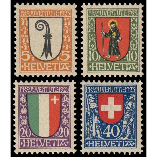 Suiza Switzerland 192/95 1923 Pro Juventud MH Suiza Switzerland 192/95 1923 Pro Juventud MH