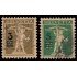 Suiza Switzerland 239/40 1930 Sellos de 1924-27 sobrecargados Usados