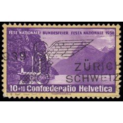 Suiza Switzerland 311 1938 Pro patria Capilla de Tell Usado Suiza Switzerland 311 1938 Pro patria Capilla de Tell Usado