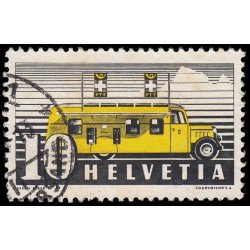 Suiza Switzerland 302 1937 Correo terreste Camión de correos Usado Suiza Switzerland 302 1937 Correo terreste Camión de correos Usado
