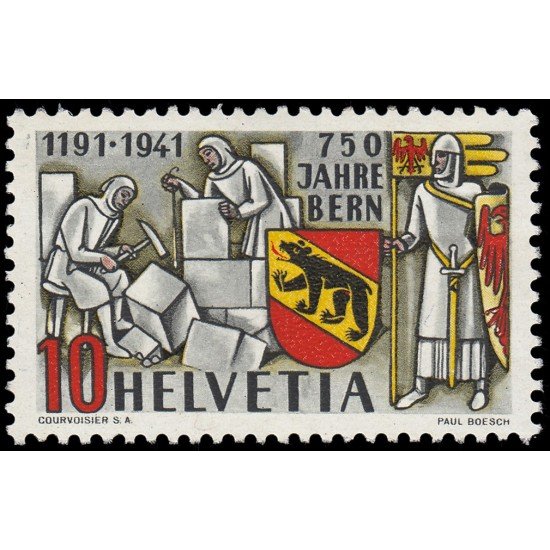Suiza Switzerland 370 1941 750 Aniversario de la ciudad de Berna MH Suiza Switzerland 370 1941 750 Aniversario de la ciudad de Berna MH
