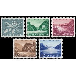 Suiza Switzerland 576/80 1956 Pro Patria MNH Suiza Switzerland 576/80 1956 Pro Patria MNH