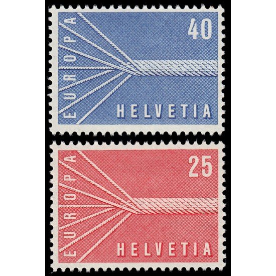 Suiza Switzerland 595/96 1957 Europa MH Suiza Switzerland 595/96 1957 Europa MH