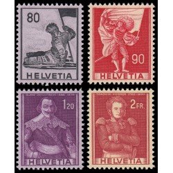 Suiza Switzerland 612/15 1958/59 Serie histórica MH Suiza Switzerland 612/15 1958/59 Serie histórica MH