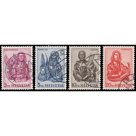 Suiza Switzerland 660C/60F 1961 Evangelistas Usados