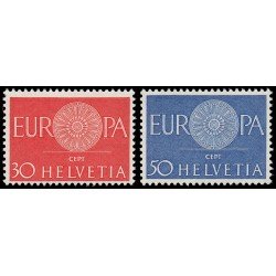 Suiza Switzerland 666/67 1960 Europa MH Suiza Switzerland 666/67 1960 Europa MH