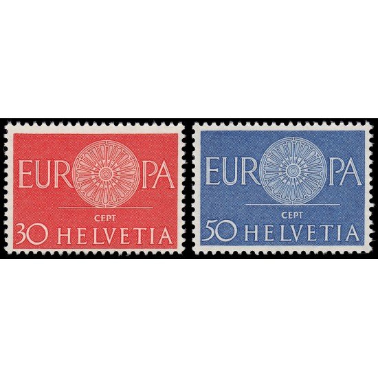 Suiza Switzerland 666/67 1960 Europa MH