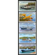 Guernesey  Nº 234/38  1981 Medios de transporte entre las islas Lujo