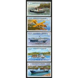 Guernesey  Nº 234/38  1981 Medios de transporte entre las islas Lujo
