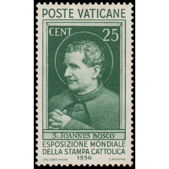 Vaticano 75 1936 Exposición mundial de la prensa católica MH