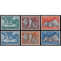 Vaticano 322/27 1961 1900 aniv. de la llegada de San Pablo a Roma MNH Vaticano 322/27 1961 1900 aniv. de la llegada de San Pablo a Roma MNH