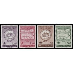 Vaticano 344/47 1962 Erradicación del paludismo MNH Vaticano 344/47 1962 Erradicación del paludismo MNH