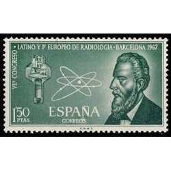 España Spain 1790 1967 VII Congreso Latino y I Europeo de Radiología en Barcelona MNH España Spain 1790 1967 VII Congreso Latino y I Europeo de Radiología en Barcelona MNH