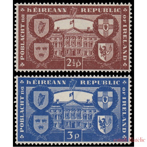 Irlanda Ireland 110/11 1949 Proclamación de la República Palacio/escudos MNH