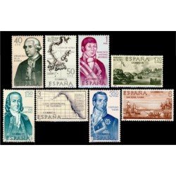 España Spain 1819/26 1967 Forjadores de América MNH España Spain 1819/26 1967 Forjadores de América MNH