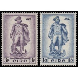 Irlanda Ireland 126/27 1956 En honor a John Barry MNH Irlanda Ireland 126/27 1956 En honor a John Barry MNH