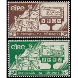 Irlanda Ireland 140/41 1958 21 aniv. de la Constitución MNH Irlanda Ireland 140/41 1958 21 aniv. de la Constitución MNH