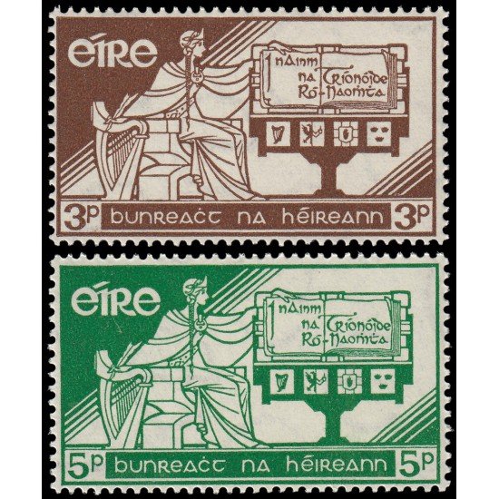 Irlanda Ireland 140/41 1958 21 aniv. de la Constitución MNH