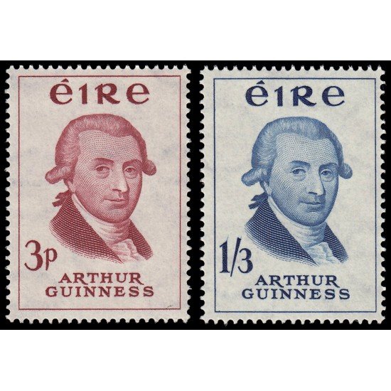 Irlanda Ireland 142/43 1959 200 aniv. cervecería Guinnes MNH