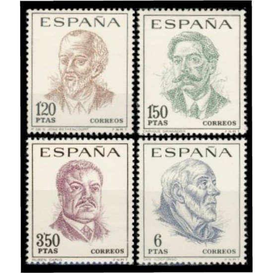 España Spain 1830/33 1967 Centenario de Celebridades MNH España Spain 1830/33 1967 Centenario de Celebridades MNH