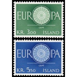 Islandia Iceland 301/02 1960 Europa MNH Islandia Iceland 301/02 1960 Europa MNH