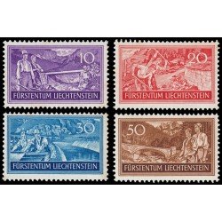 Liechtenstein 137/40 1937 Trabajos para combatir el desempleo MNH Liechtenstein 137/40 1937 Trabajos para combatir el desempleo MNH