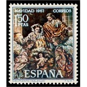 España Spain 1838 1967 Navidad  MNH