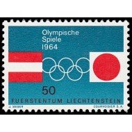 Liechtenstein 387 1964 JJOO Innsbruck/Tokyo MNH