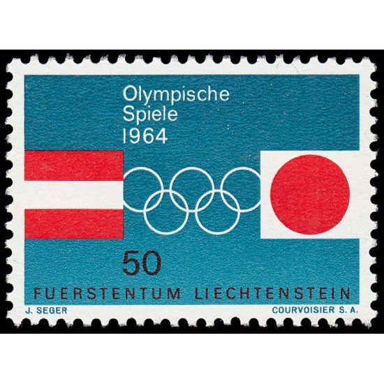 Liechtenstein 387 1964 JJOO Innsbruck/Tokyo MNH Liechtenstein 387 1964 JJOO Innsbruck/Tokyo MNH