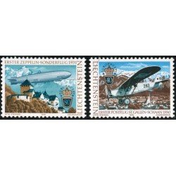 TRA2 Liechtenstein Nº 664/65 1979 Europa-servicio postal aéreo-Lujo TRA2 Liechtenstein Nº 664/65 1979 Europa-servicio postal aéreo-Lujo
