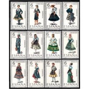 España Spain 1839/50 1968 Trajes Tipicos Españoles MNH