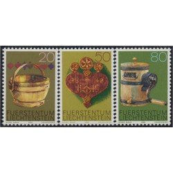 Liechtenstein 688/90 1980 Viejos utensilios de alpaca y madera MNH Liechtenstein 688/90 1980 Viejos utensilios de alpaca y madera MNH