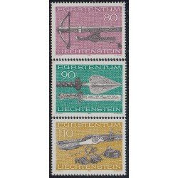 Liechtenstein 692/94 1980 Armas de caza MNH Liechtenstein 692/94 1980 Armas de caza MNH